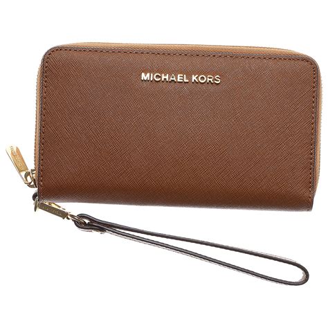 michael kors embossed leather wallet|leather michael kors wallet women.